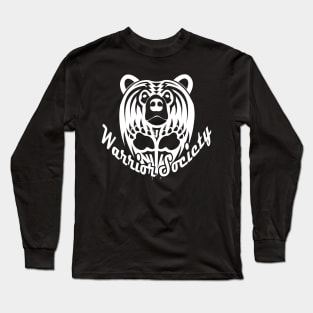 Warrior Society (Bear White) Long Sleeve T-Shirt